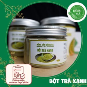 Lọ Bột Trà Xanh Cao Cấp Sương Mai